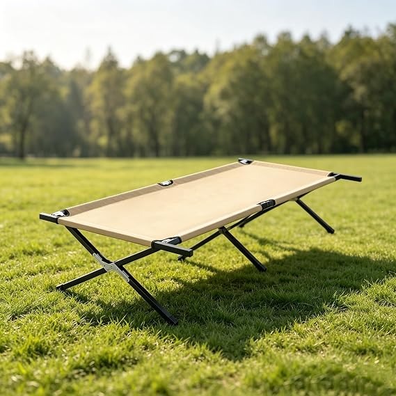 NEWBULIG Camping Cots for Adults, Foldable Bed, Sleeping Cot