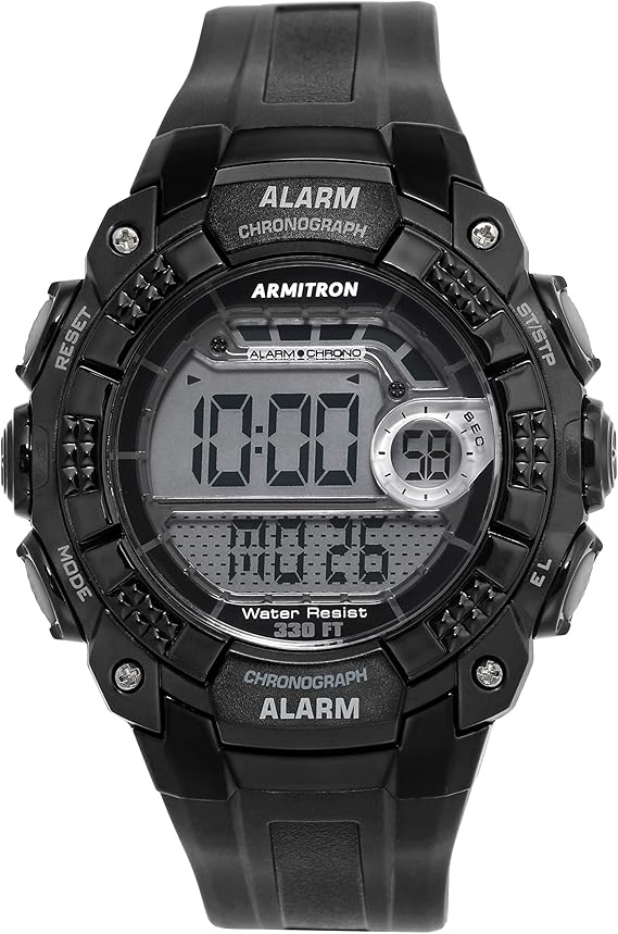Armitron Sport Men's Digital Chronograph Resin Strap Watch