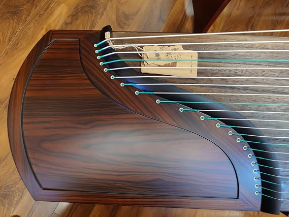 Indian Rosewood Guzheng, 21-String, Tangxiang Brand