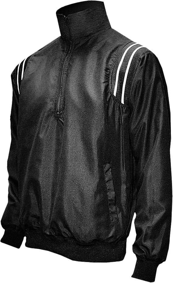 3N2 Umpire Half-Zip Pullover Jacket, Moisture-Wicking Microfiber Shell
