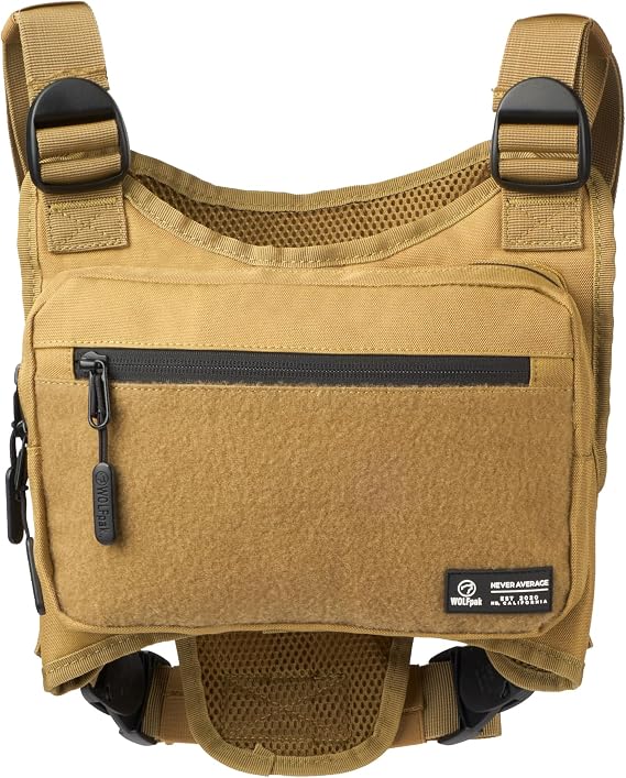 WOLFpak Utility Chest Pack 900D Water Resistant EDC CCW Pack (Khaki)
