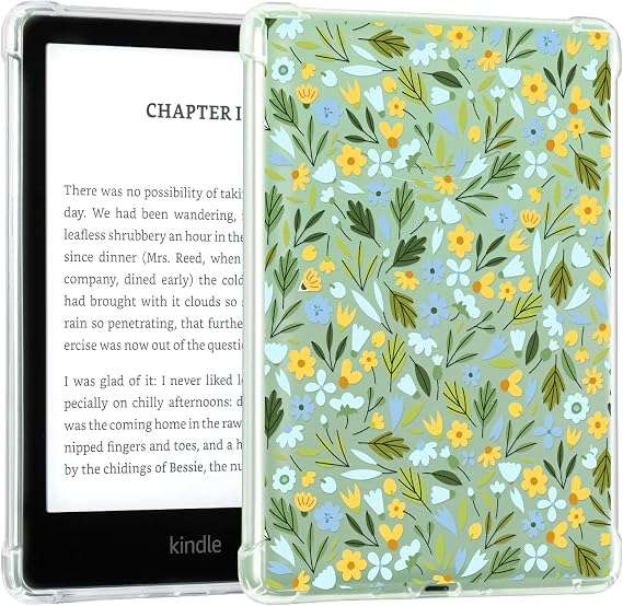 iDLEHANDS Clear Case for All-New Kindle Paperwhite 11th Gen 2021 & Signature Edition(6.8") - Lightweight, Scratch-Proof Silicone Back Cover