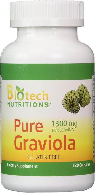 Graviola 100% Pure Graviola (240 Capsules)