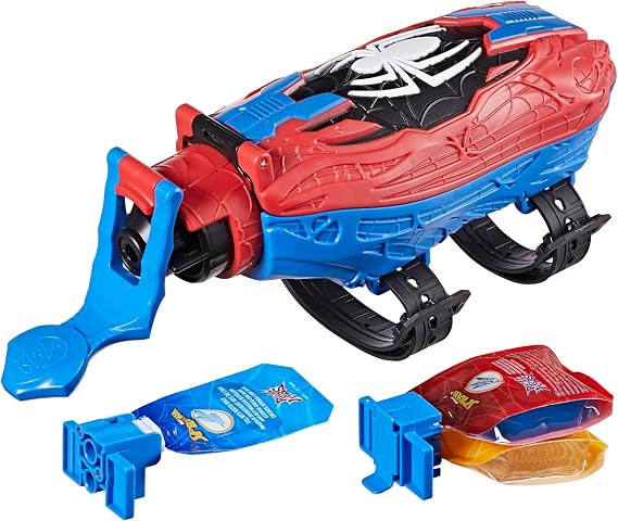 Hasbro Marvel Spider-Man Real Webs 2-in-1 Ultimate Web Blaster, Role Play Toy, Spider-Man Costume, Spider-Man Toy for Kids 5 Years and Up F8734 Authentic