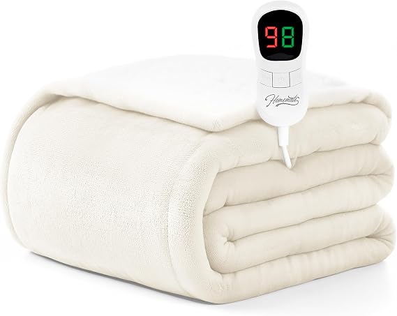 Homemate Heated Blanket Electric Throw 50"x60" Heating Blanket ETL Cert