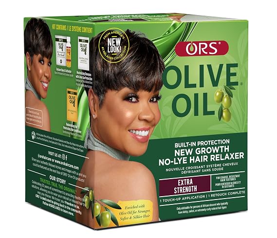 ORS Olive Oil Build-In Protection New Growth No-Lye Hair Relaxer - Extra Strength (1)