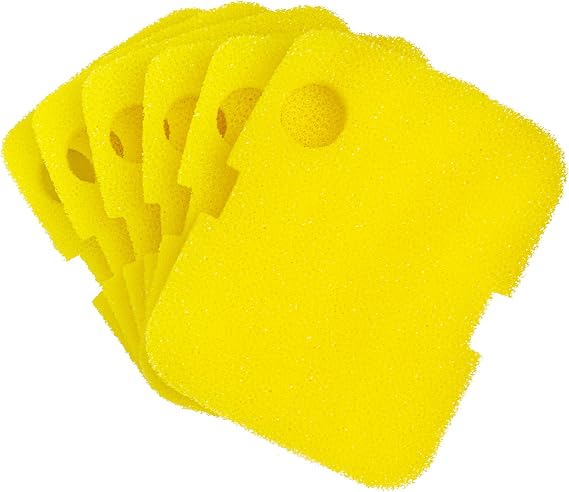 Compatible Bio Sponge Replacement for Cascade 700/1000 GPH Aquarium Canister Filter (Pack of 6)