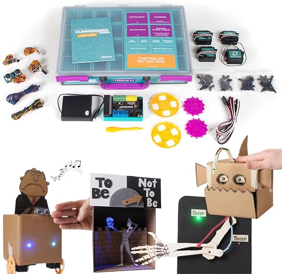 BirdBrain Technologies Hummingbird Bit Premium Kit I Robotics for Kids