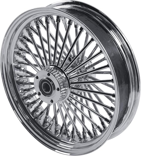 FatFlex 16" Rear Wheel Chrome Fat Spokes 3.5" Rim