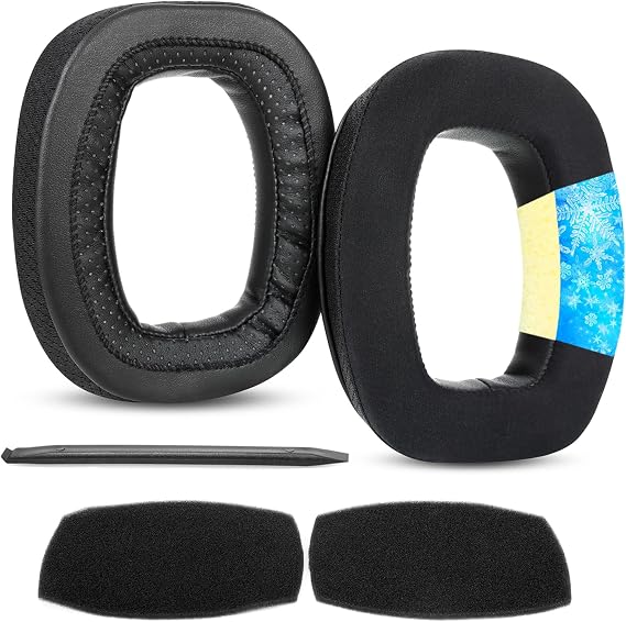 Earpads Replacement for Beyerdynamic DT100/DT102/DT108/DT109/DT150/DT190 | Cooling Gel Ear Pads Cushions Breathable Ice Silk Fabric Noise Isolation Foam (Black)