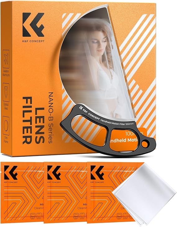K&F CONCEPT 100mm Handheld K9 Glass Drag Prism Filter