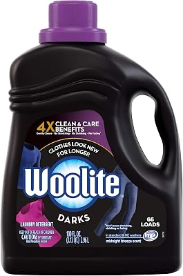 Woolite Darks Liquid Laundry Detergent, HE Compatible with Colour Renew - 100 Fl Oz  2.96L