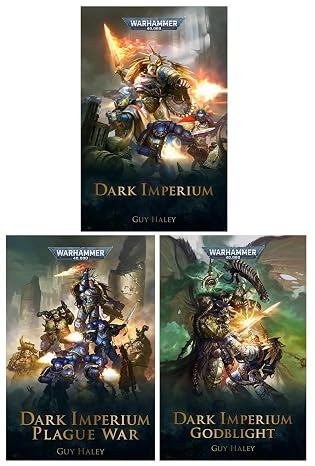 Dark Imperium: Warhammer 40,000 by Guy Haley 3 Books Collection Set (Dark Imperium, Dark Imperium: Plague War & Dark Imperium: Godblight)