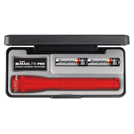 Magliteマグライト Ledフラッシュライト マグライトプロ 赤 ミニタイプ Sp2p037