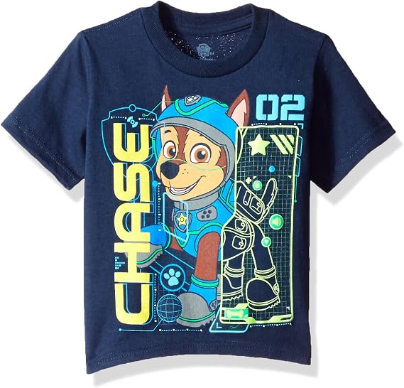 Nick Boys' Paw Patrol Short Sleeve T-Shirt - Chase, Marshall, Rubble, Zuma, Rocky 2t-7