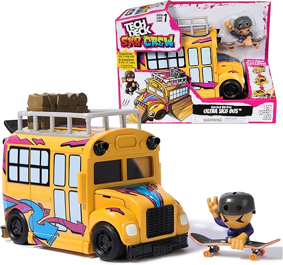Tech Deck oyuncak kaykay oyun seti, Dude SK8 Crew Playset