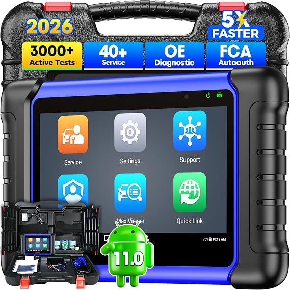Autel Scanner MaxiIM IM508S, 2026 Full Bidirectional OBD2 Diagnostic Tool, 3000+ Active Tests, 40+ Services, OE All Systems OBDII Scan for All Cars, Up of IM508 MaxiCOM MK900BT MK900 MK808S, FCA
