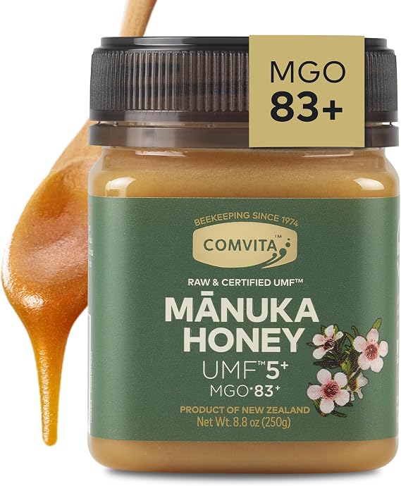 Comvita Manuka Honey UMF 5+ (MGO 83+) Pure, Unpasteurized - 250g (8.8 Oz)