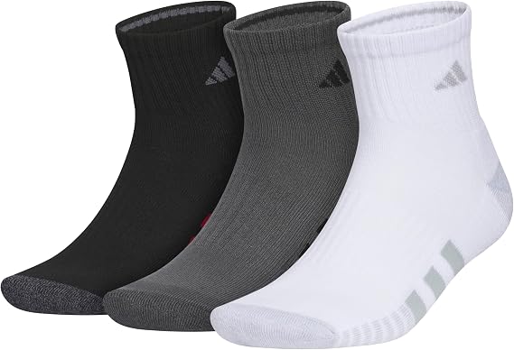 adidas Cushioned 3.0 3-Pack Quarter Socks