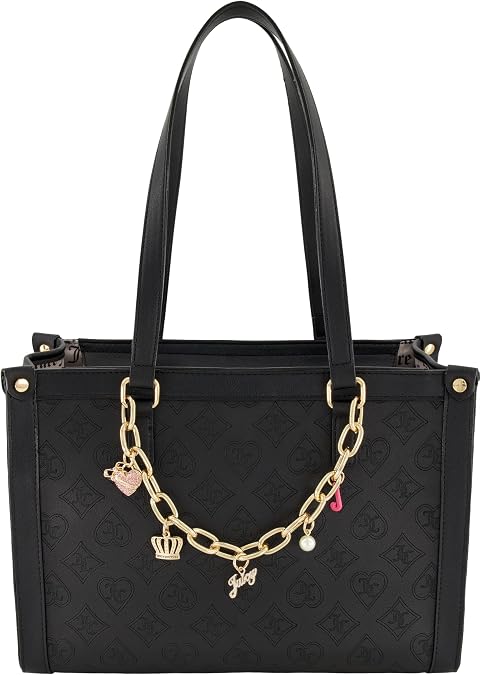 Juicy Couture Women's Top Notch Tote Bag, Stylish & Versatile Designer Purse for Everyday Wear