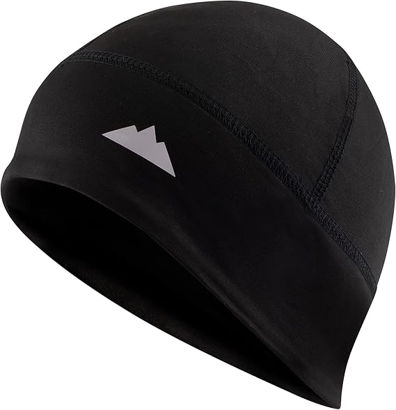 Tough Headwear Thermal Skull Cap - Moisture-Wicking Running Beanie - Wind-Blocking Cycling Cap - 4-Way Stretch Beanie for Men