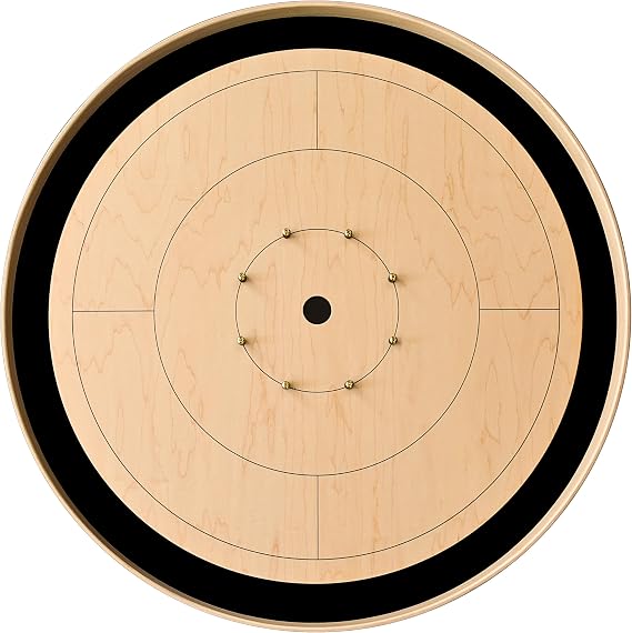 The Crokinole Canada Board (No Branding) - Tournament Style Crokinole Board Game Set (Meets NCA Standards)