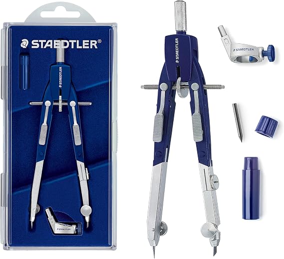 Staedtler 552 01 Compass for Drafting, Medium Car Type Mars