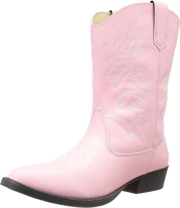 Deer Stags Ranch Kids' Cowboy Boots, Dark Gray