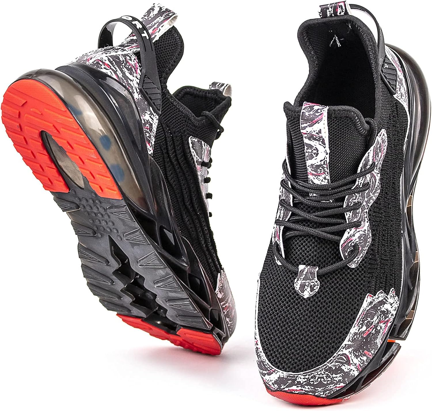 BUYGOGO Walking Shoes for Men Slip on Comfort Tennis Running Men Shoes Breathable Sneakers