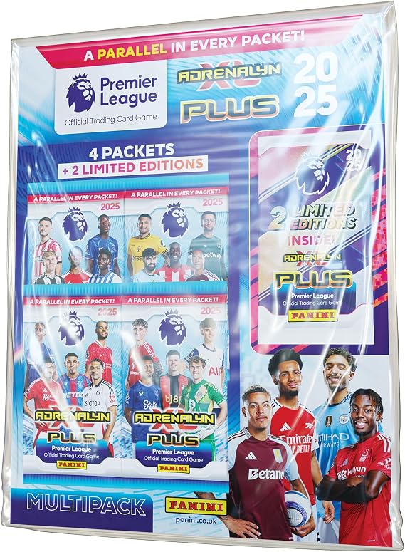 Premier League Adrenalyn XL™ PLUS 2025 Official Trading Card Game - Multipack