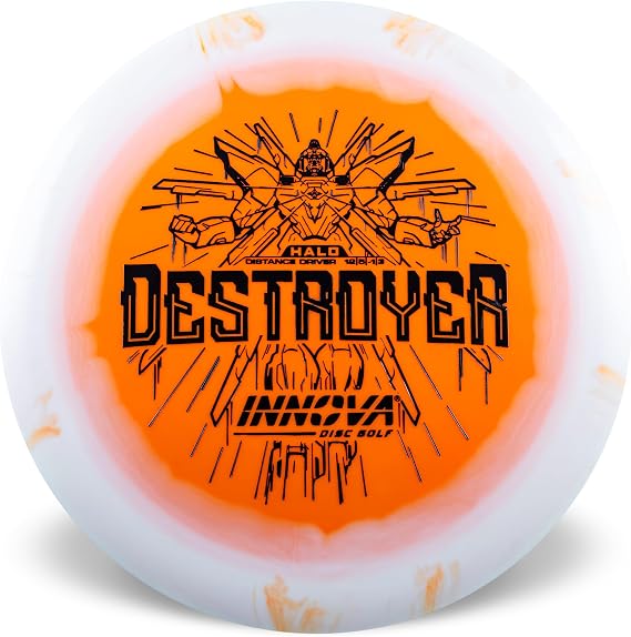 Innova Halo Star Destroyer Disc Golf Driver Disc Golf Distance Driver, Fast and Stable Power Driver (Colors Will Vary)