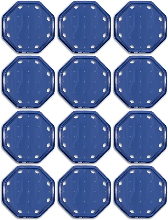 GoFloats V2 Inflatable Solar Pool Heaters for Affordable Pool Heating and Insulation - 12 Pack