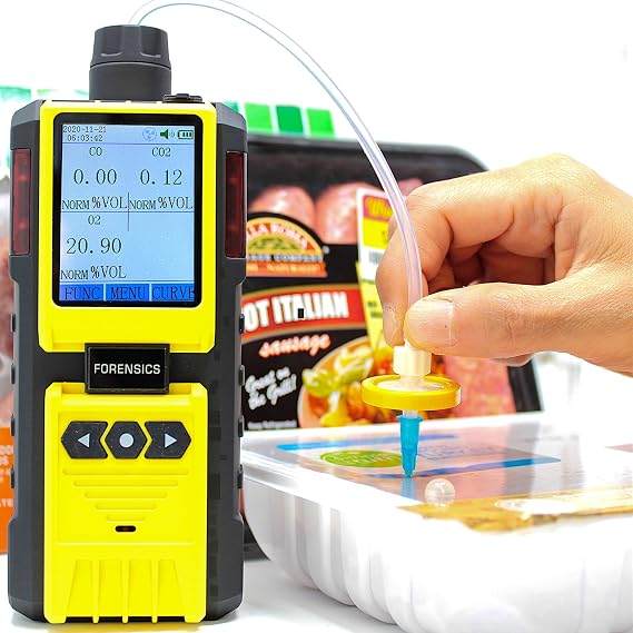 Headspace Analyzer by FORENSICS | CO, O2, CO2 Gas | MAP Analysis | Computer Data Logging | USA NIST Traceable Calibration |