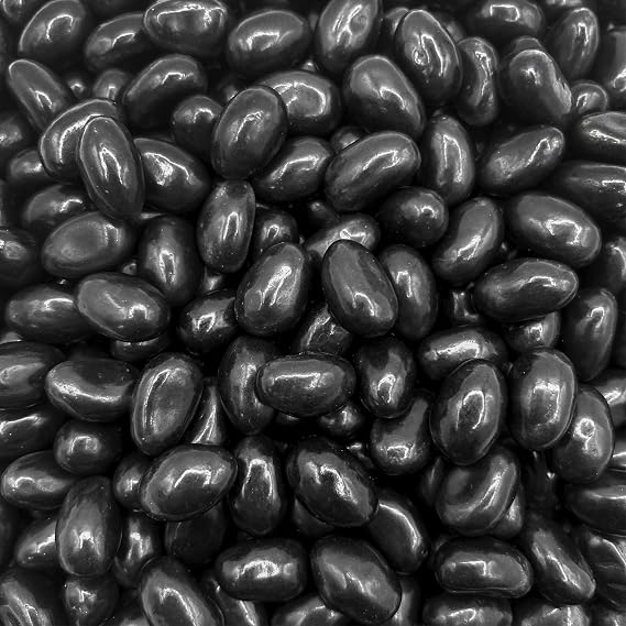 Black Licorice Jelly Beans, Old Fashioned Candy, 2 Lb Bag