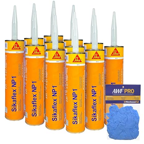 MasterSeal NP1 Polyurethane Sealant 10.1 oz, Stone, Pack of 12