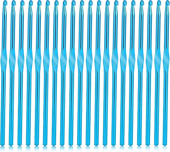 Crochet Hooks, 20 Pcs 5mm Crochet Hook US Size H (Size 8)
