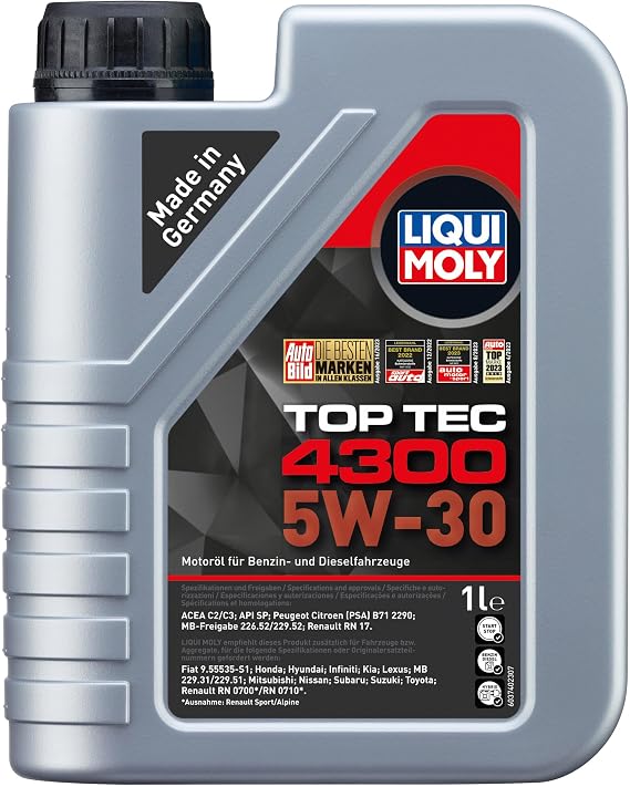 Top Tec 4300 engine oil 5W-30 | 3740, Top Tec 4300 5W-30