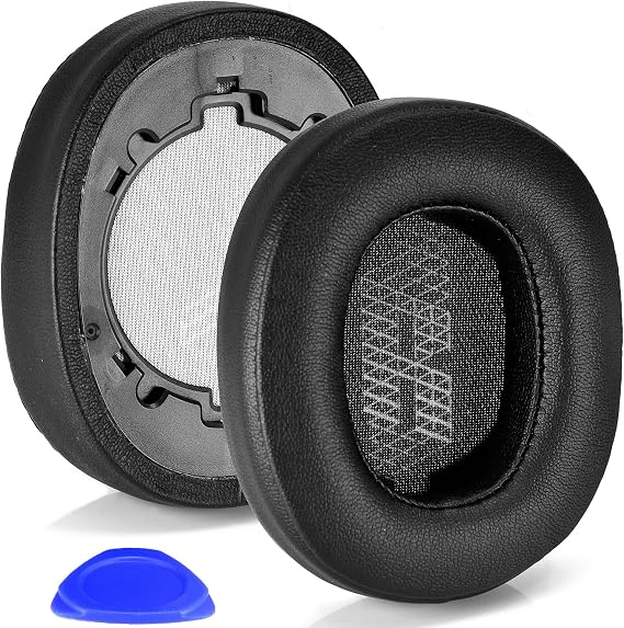 Live 500 BT Earpads defean Ear Cushion Replacement Cover Foam Ear Pads Compatible with JBL Live 500BT Wireless Over-Ear Headphones,Ear Pads with Softer Leather, Noise Isolation Foam (Black)