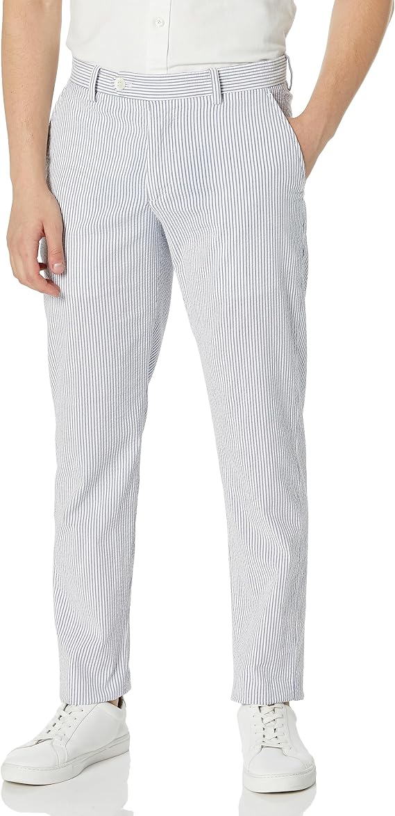 Brooks Brothers Men's Cotton Seersucker Slim Fit Pants