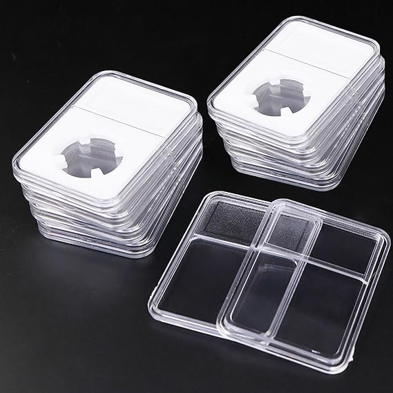 10PCS Coin Slab Snap Display Holder Storage Collection Box Collection Fit for NGC PCGS Grade (16mm)