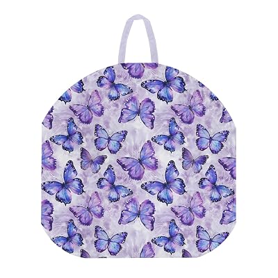 Purple Butterfly Snuggle Me Lounger Cover Stretchy Baby Lounger Cover Baby Nest Cover 0-