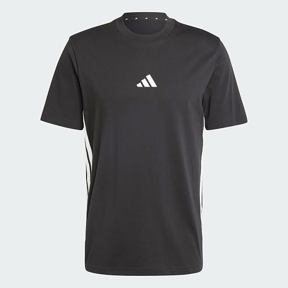 Adidas Men's Essential Three Stripes Single Jersey tee