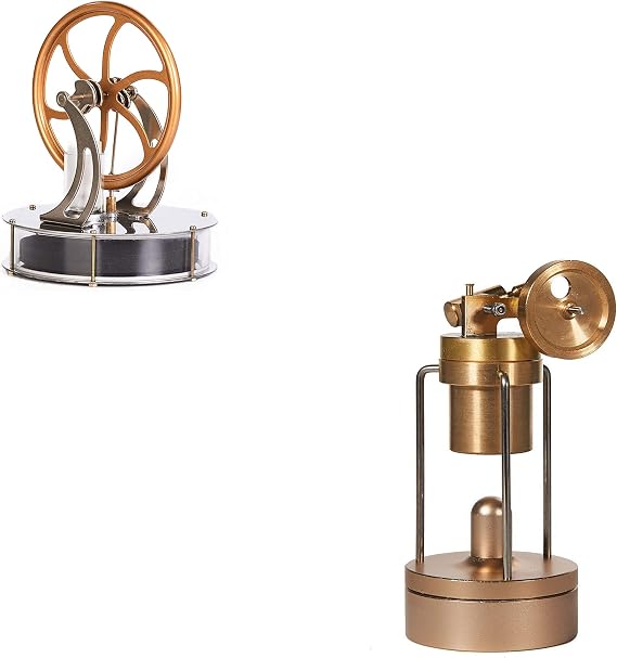 Sunnytech Low Temperature Stirling Mini Hot Live Steam Engine LT001-BJ001