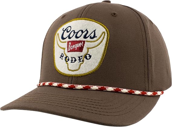 Coors Banquet Rodeo Embroidered Felt Patch Hat Multicolor