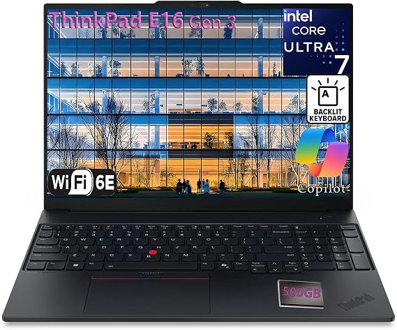 Lenovo ThinkPad E16 Gen 3, Ultra 7 255H,16GB DDR5 RAM, 1TB SSD, Win 11 Pro