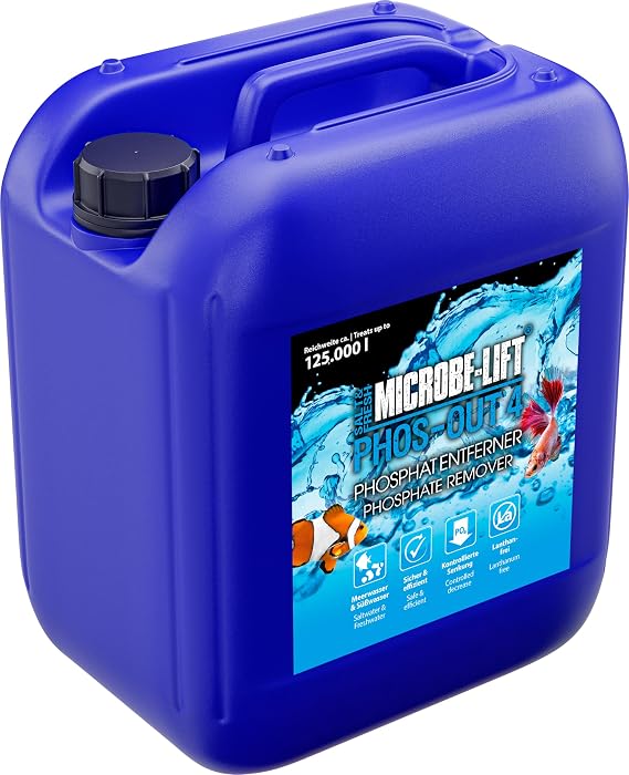 Phosphate Remover Aquarium 5000 ml - Phos-Out 4 Lowers PO4 Fast