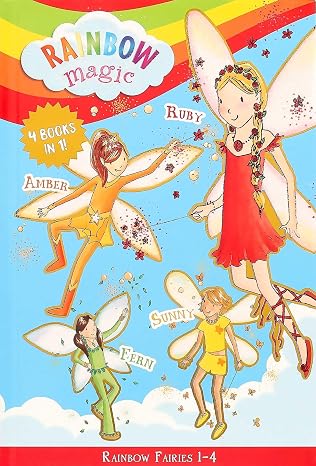Rainbow Magic Rainbow Fairies: Books #1-4: Ruby the Red Fairy, Amber the Orange Fairy, Sunny the Yellow Fairy, Fern the Green Fairy