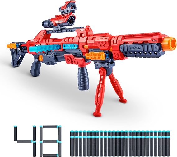 X-Shot Excel Regenerator Schaumstoffdart-Blaster 1000+ Kombinationen (48 Darts)