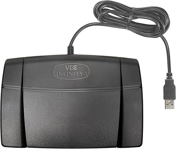 Infinity 3 USB Foot Pedal Control with Computer Plug In, one unit