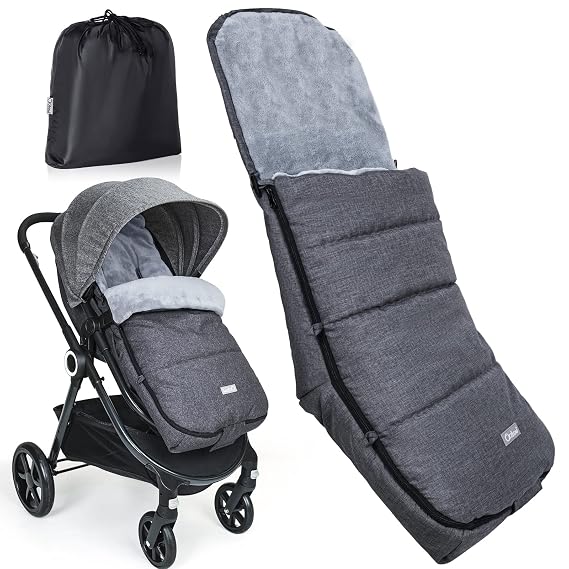 Orzbow Universal Stroller Footmuff, Winter Baby Bunting Bag, Weather-Proof